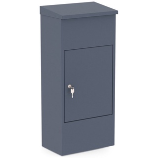 seavas Paketbox 2 Anthrazit – Briefkastenbox, XXL-Briefkasten, Parcelbox