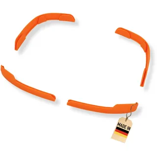Kantenschutz kompatibel mit Segway Navimow i105e & i108e Schutz Bumper Tuning Mähroboter - einfach gesteckt, kein kleben nötig (orange)
