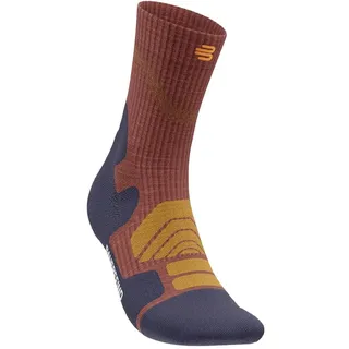 BAUERFEIND Wandersocken „Outdoor Merino Mid Cut Socks“ für Outdooraktivitäten wie Wandern (Trekking, Hiking), 1 Paar Sportsocken aus Wolle (Merino) - 38-41