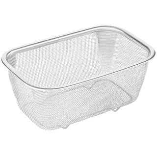 Edelstahl-Mesh-Korb, rechteckig, feinmaschig, Ölsieb, Metallsieb, Obstsieb, Küchenutensilien für Lebensmittel