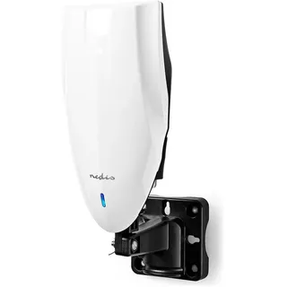 Nedis Aktive Hdtv Antenne Aktiv Anschlusstyp F Anschluss Fm Uhf Vhf Empfangsbereich: 0 50 km Lte700 Verstarkung 40 dB, Schwarz Wei