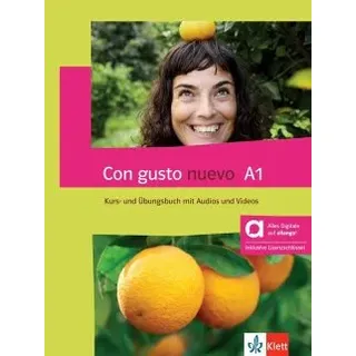 Klett Sprachen / Klett Sprachen GmbH Con gusto nuevo A1 - Hybride Ausgabe allango, Kurs- und Übungsbuch mit Audios und Videos