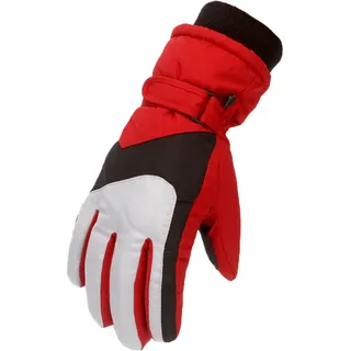 Generisch Handschuhe, Wasserdicht Skihandschuhe Winterhandschuhe Für Mädchen Jungen Wasserdicht Warm Fleece Winterhandschuhe Fahrradhandschuhe Handschuhe