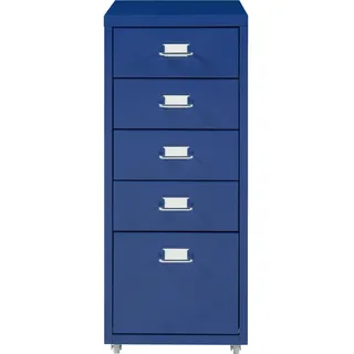 [en.casa] Kökar Schubladenschrank 69 cm x 28 cm x 41 cm blau