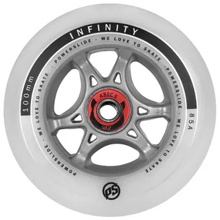 Powerslide Infinity 100 Rtr 4er Rollenset 2025 inkl. ABEC 9 - Spacer