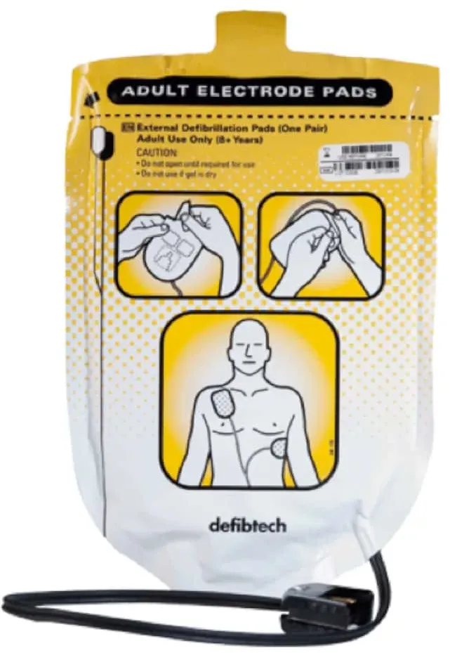 Defibtech - Lifeline AED - Satz Elektroden für Erwachsene