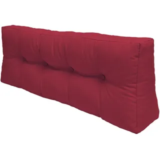 Beautissu Palettenkissen Rückenkissen ECO Elements Rot
