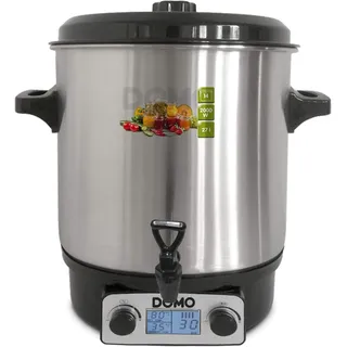 DOMO Einkochautomat 27 l Schwarz