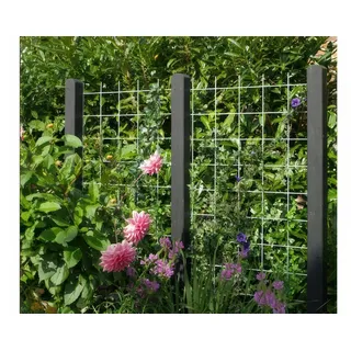 Stahl Rankgitter Blavand 90 x 180 cm - Metallspalier aus rostigem Stahl – Rankhilfe für Kletterpflanzen – Kletterhilfe für Pflanzen