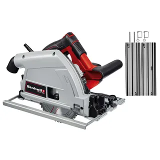 EINHELL Handkreissäge TE-PS 165 + Führungsschiene, Alu, 2x 100 cm