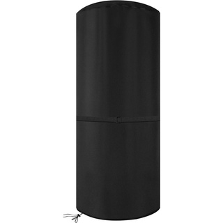 Dokon Wetterschutzhülle für Enders Polo 2.0 Terrassenheizer, Heizpilz, Reißfest 600D Oxford Gewebe Wasserdicht, Winddicht, UV-Beständiges, Heizstrahler Abdeckung, Outdoor (50x50x120cm) - Schwarz
