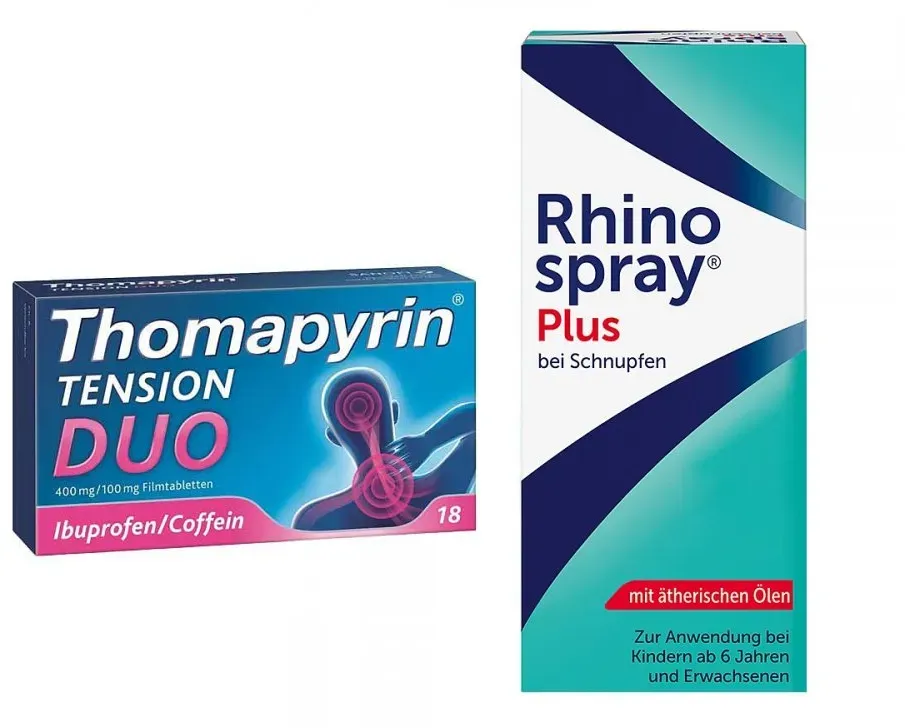 Aktionspaket - Thomapyrin TENSION DUO und Rhinospray Plus