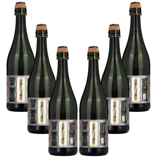 Kolonne Null - 6x 0% Alkohol - PRICKELNDER mit Korken - Alkoholfreier Prickelnd