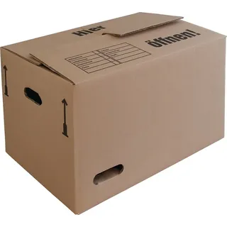 TRANSPAK AG Umzugskarton Wellpappe L501xB351xH336mm zweiwellig braun