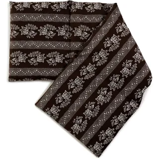4-Kammer Körnerkissen 20x60cm groß - Blumen-braun - Wärme & Kälte Körnerkissen für Mikrowelle & Backofen
