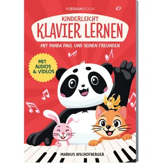 BrainBook Kinderleicht Klavier lernen mit Panda Paul und seinen Freunden