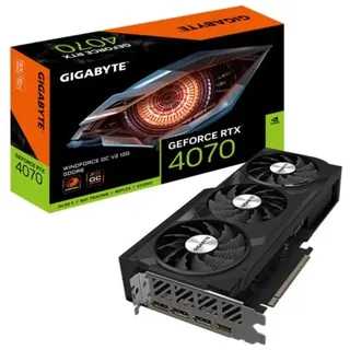 Gigabyte GeForce RTX 4070 Windforce OC V2 12GB GDDR6, HDMI, 3x DP (GV-N4070WF3OCV2-12GD)