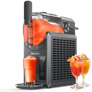 INOVIVA Slush Maschine, 2L Slushie Maschine für Zuhause mit Selbstreinigung, kein Eis erforderlich, 5 voreingestellte Programme, gefrorene Slushie, Margaritas, Frappés, Milchshake (2025 Version)