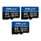 PNY microSD Pro Elite HE 64GB Trple Pack Komponenten Speicher Flash-Speicher