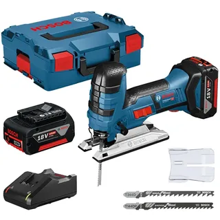 Bosch GST 18 V-LI S Professional inkl. 2 x 4,0 Ah + L-Boxx