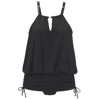 LASCANA Badekleid Damen schwarz Gr.50 Cup C/D