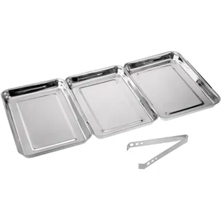 Gräwe Panierset 4-tlg., groß, Edelstahl