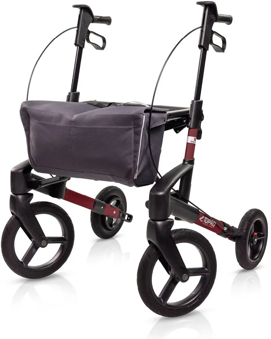 Olympos ATR S Bordeauxrot Black Series Outdoor Rollator
