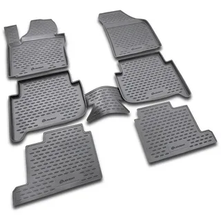 Element Gummimatten Passgenaue Fußmatten VW Touran (I) 2003-2010 (II) 2010-2015 7sitze. 6tlg
