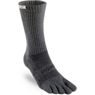 injinji Trail Midweight Crew Zehensocken 1 Paar Grau XL