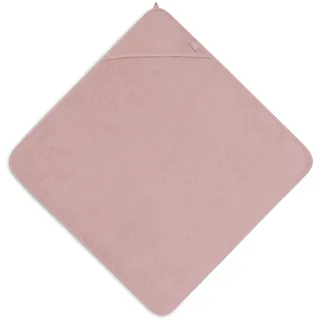 Jollein Kapuzenhandtuch Baby - Frottee, Wild Rose - 100% Baumwolle - 75x75cm - OEKO-TEX-Zertifziert - Babyhandtuch mit Kapuze für Mädchen und Jungen