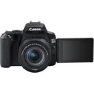 Canon EOS 250D (18 - 55 mm, 24.10 Mpx, APS-C / DX), Kamera, Schwarz