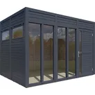 Bertilo Gartenhaus Cubus 3 Office - 19 mm anthrazit
