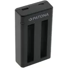 PATONA Dual Ladegerät für Insta360 One X2 360° Cam inkl. Micro-USB Kabel