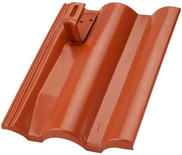 Lehmann Modulhalter Braas Taunus Pfanne, ziegelrot Metalldachziegel – 0% MwSt. (gem. § 12 Abs. 3 UStG)