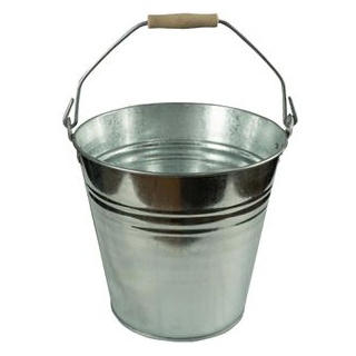 HRB Ascheeimer 667020, feuerfest, silber, 12 Liter