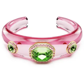 Swarovski Dulcis Armreif, Verschiedene Schliffe, Mehrfarbig, Goldlegierungsschicht