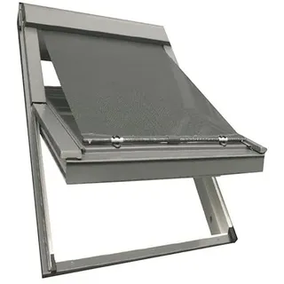 Hitzeschutz-Markise MK06 | M06| 306 kompatibel mit VELUX Dachfenstern GGU | GPU | GHU | GTL | GTU | GLL | GLU | GGL | GPL | GHL | GFL | GZL | Effektiver Hitzeschutz | Einfache Montage | Polyester