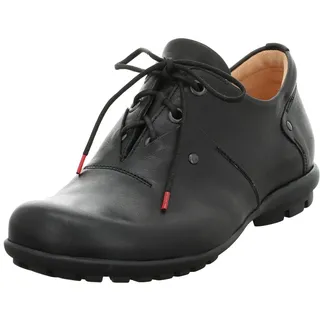 THINK! KONG chromfrei gegerbte nachhaltige Halbschuhe, schwarz 44