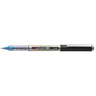 Uni-Ball eye broad Tintenroller gold 0,7 mm, Schreibfarbe: blau, 1 St.