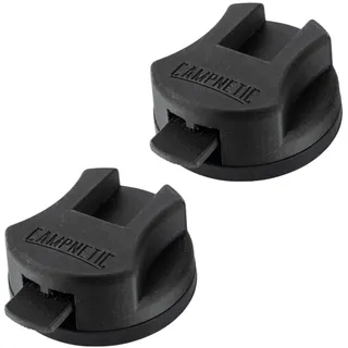 Campnetic magnetische Markisenhalter für Fiamma Markisen - 2er Set - Markisenfußhalter - Markisenfuß - Halterung Markisen mit Magnet - Magnethalterung - Wohnmobil - Camping (Fiamma)