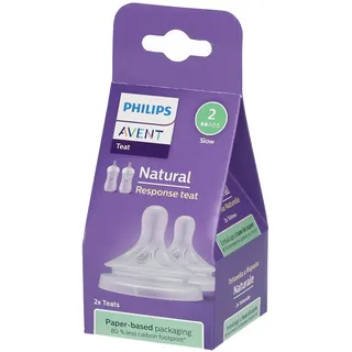Philips Natural Response - Sauger 2 langsame Durchflussrate, 2er-Pack - SCY962/02