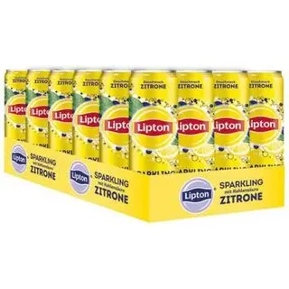 Lipton Zitrone Sparkling Ice Tea 24x 330ml