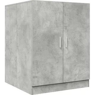 vidaXL Waschmaschinenschrank Betongrau 70,5x71,5x91,5 cm - Grau