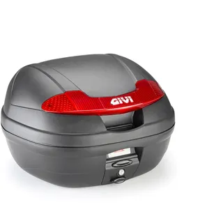GIVI E340 Vision Monolock - Black / Red - One Size