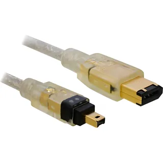 DeLock FireWire Kabel 6pin/4pin 1m