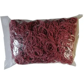 WBV 1kg Gummibänder Gummiringe rot Breite=1mm Ø=120mm