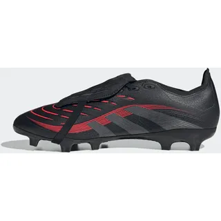 Adidas Predator League FOLD-Over Tongue Firm Multi Ground Football Boots Fußballschuhe, Core Black/Grey Four/Lucid Red, 44