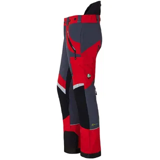 PSS Schnittschutzhose X-treme Light Rot/Schwarz Größe 58