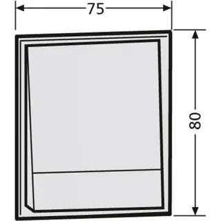 RENZ Tastenmodul (alt: 97-9-85100) mit 4 Klingeltaster weiss