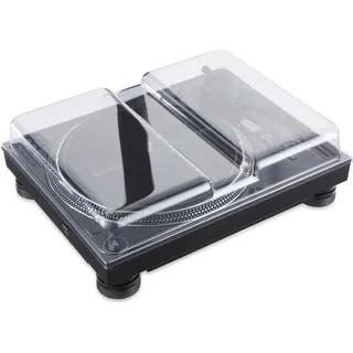 Decksaver cover für Technics SL-1200 & SL-1210 - Superstrapazierfähiger Polycarbonat-Schutzdeckel in geräucherter, klarer Farbe, hergestellt in Großbritannien